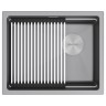 Мойка LUMI-PRO 55 UNI, IT-GRANIT, LU-PRO 55-GRM, серый металлик, 550х450, Paulmark