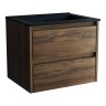 База под раковину Vincea  Gio 600 подвесная, 2 выкатных ящика soft-close, C.Oak