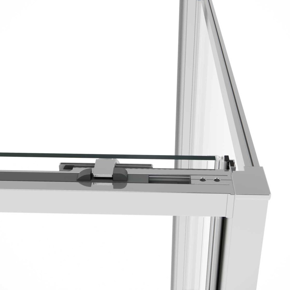 Душевой уголок Slim Soft VSR-1SS9015CL, 1500*900, хром, стекло прозрачное