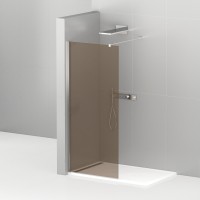 Душевая перегородка CEZARES LIBERTA-L-1-110-120-BR-Cr