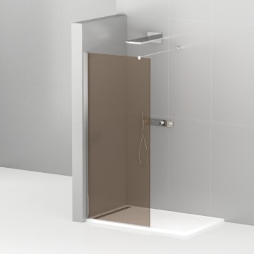 Душевая перегородка CEZARES LIBERTA-L-1-110-120-BR-Cr