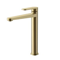 AQM6914BG Novara Смеситель для свободностоящей раковины, цвет золото шлифованное