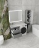 Тумба подвесная STYLE LINE "Даллас 120" Люкс Плюс серая под раковину ESTETUS Даллас 1200*480 левый