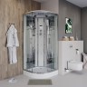 Душевая кабина Niagara Ultra NG-7012-01 (120х120х220) низкий поддон(16см),стекло прозрачное с рисунком,4 места