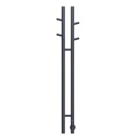 Полотенцесушитель электрический Vincea VTD-1D2GE 25х130, графит, таймер