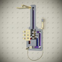 Душевая система встроенная с термостатом Timo Tetra-thermo SX-0199/17SM золото матовое