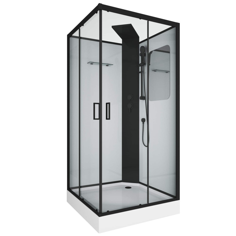 Душевая кабина Grossman Elegans GR250Q (100х100х217) дверь раздвижная,5 мест