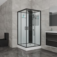 Душевая кабина Grossman Elegans GR250Q (100х100х217) дверь раздвижная,5 мест