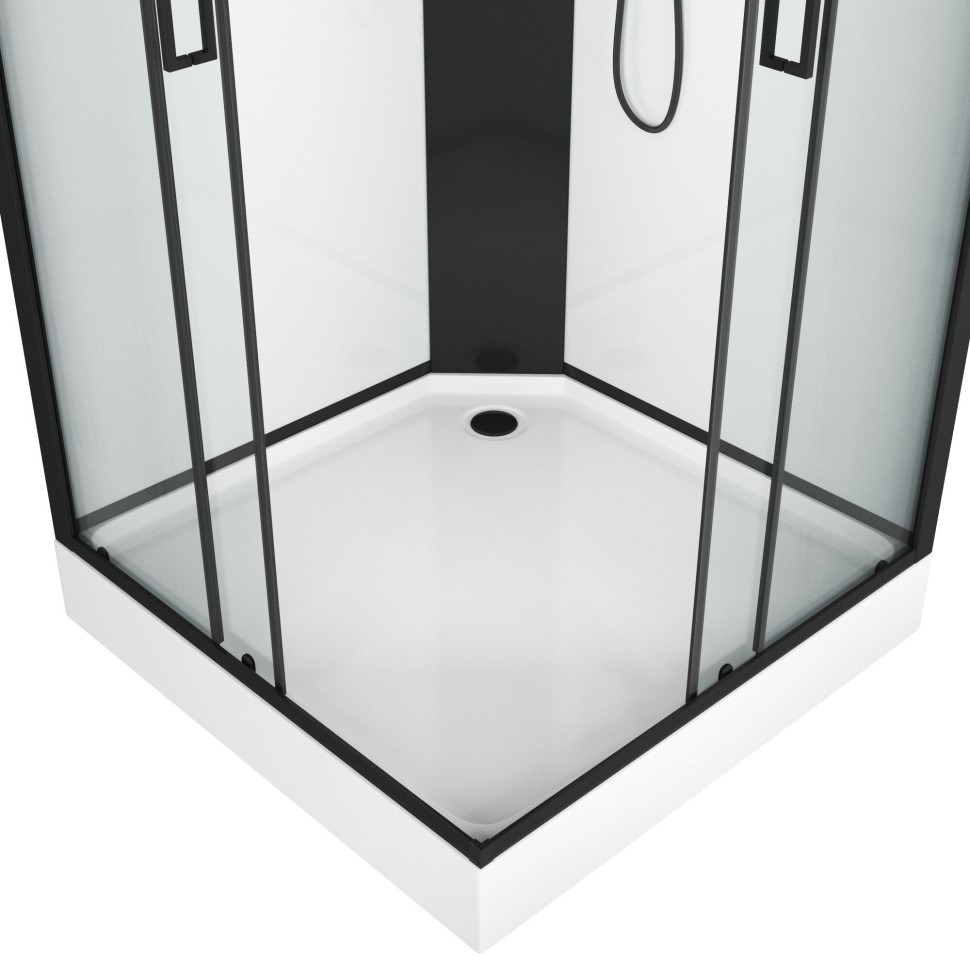 Душевая кабина Grossman Elegans GR250Q (100х100х217) дверь раздвижная,5 мест