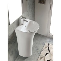 Раковина Ceramalux напольная G-307 белая