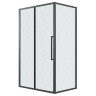 Боковая стенка Grossman Cosmo 200.K33.02.100.21.02 (100х195) черный матовый,стекло шиншилла, 1 место