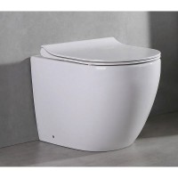 Унитаз приставной Ceramalux белый NS-3176