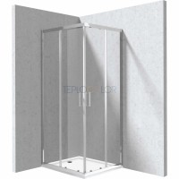 Душевая кабина, с поддоном, прямоугольная - 80x90 см