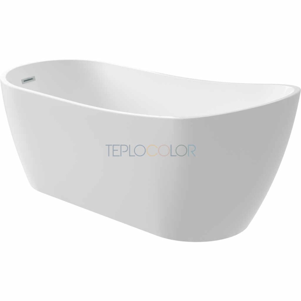 Акриловая ванна, отдельностоящая, асимметричная - 170 см