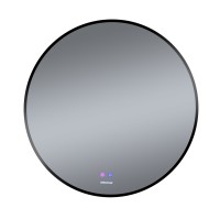 Зеркало COSMO-норма BLACK (700*700*45) LED с сенсорным выключателем и подогревом