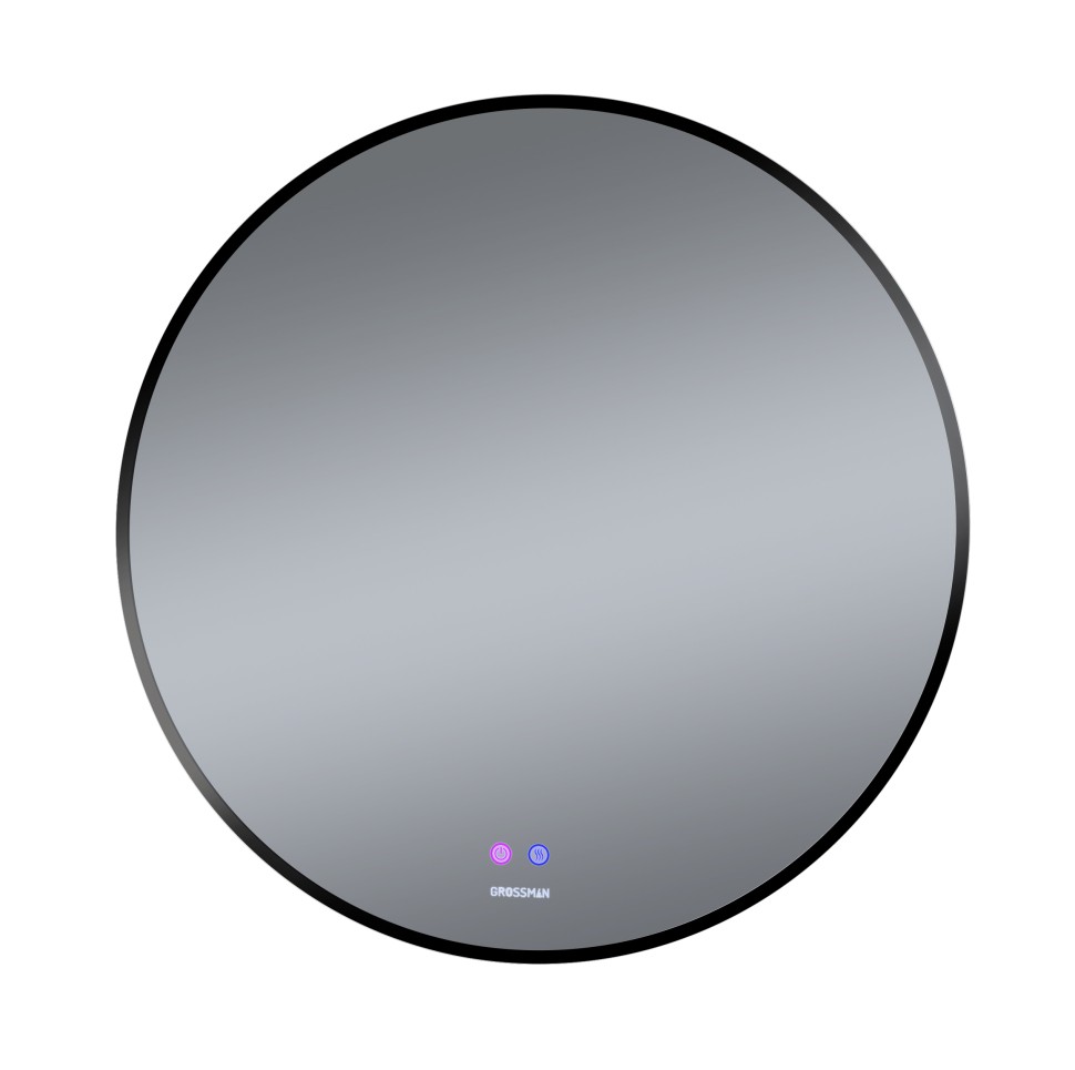 Зеркало COSMO-норма BLACK (700*700*45) LED с сенсорным выключателем и подогревом