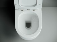 Напольная пристенная чаша унитаза METROPOL Rimless CN4001-B Ceramicanova