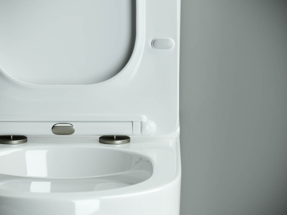 Напольная пристенная чаша унитаза METROPOL Rimless CN4001-B Ceramicanova