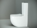 Напольная пристенная чаша унитаза METROPOL Rimless CN4001-B Ceramicanova