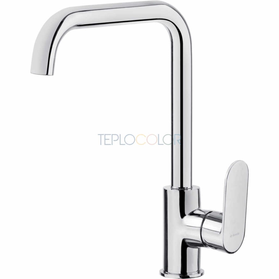 Смеситель для кухни, с прямоугольным изливом