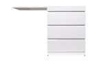 Тумба напольная STYLELINE "Даллас 130", 3 ящ., Люкс белая, PLUS с раковиной ESTETUS Даллас 1300*482 левый