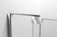 Душевая дверь Extra VDP-1E1112CL, 1100/1200, хром, стекло прозрачное