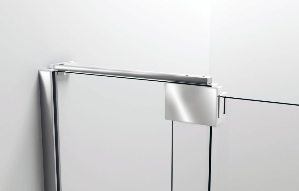 Душевая дверь Extra VDP-1E1112CL, 1100/1200, хром, стекло прозрачное