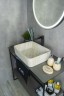 Раковина Gid Mnc600 54459 накладная под камень глянцевая 48x37x13
