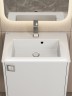 Тумба под раковину в ванную Uperwood Aurora 50 см, белый матовый