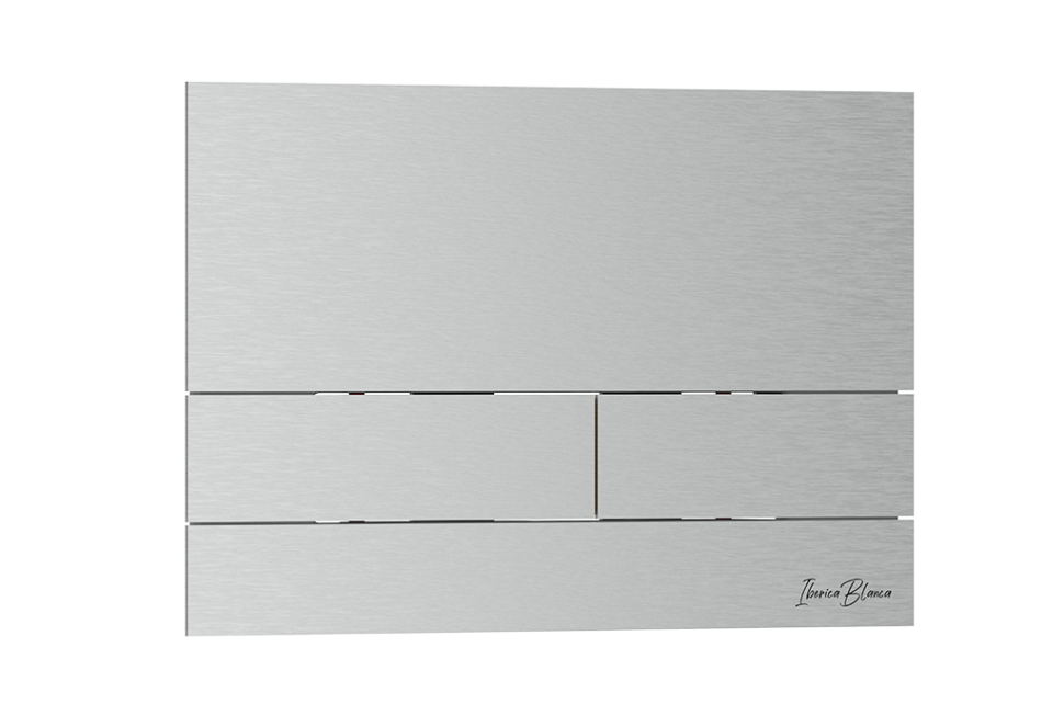 Кнопка смыва IBERICA BLANCA INOX-S нержавеющая сталь, хром матовый (IB.B016.01)