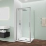 Душевой угол Veconi Ottimo P30SP CH, 900х1000х1900 хром, стекло прозрачное