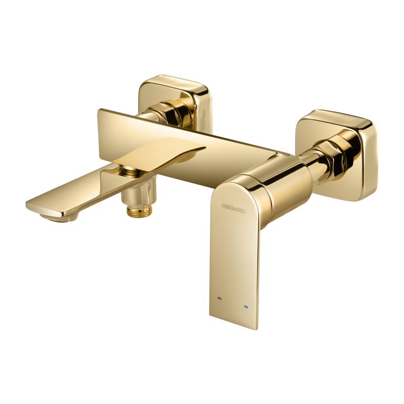 Смеситель для ванны с коротким изливом и гарнитуром OSGARD FENDI POLISH GOLD 69323