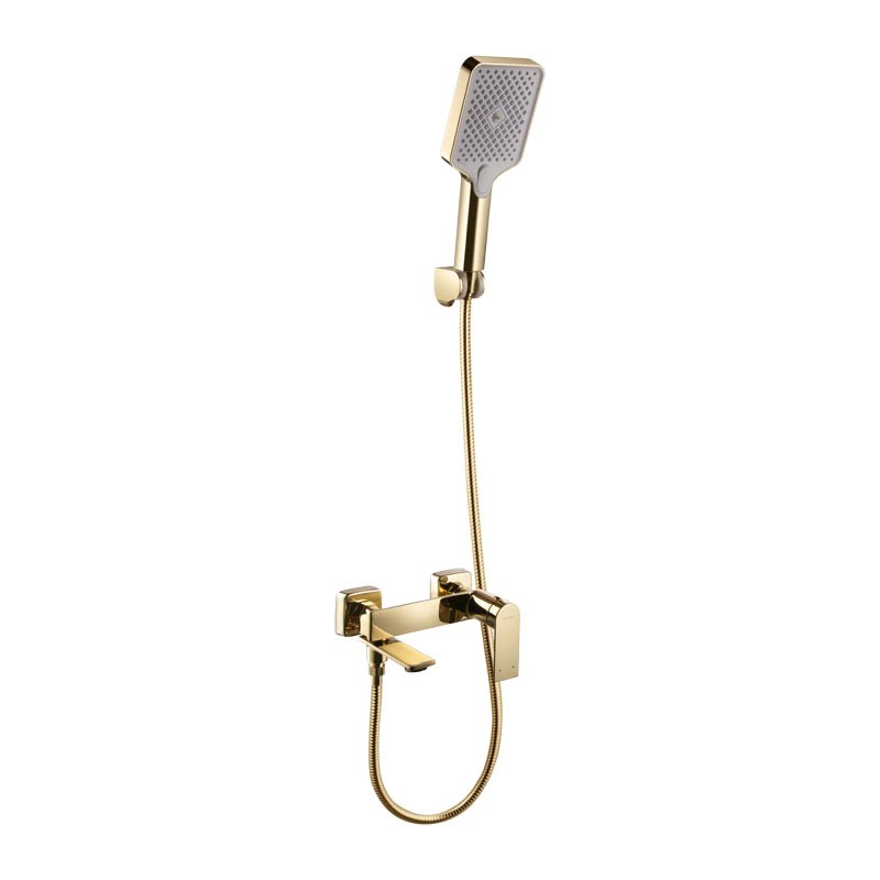 Смеситель для ванны с коротким изливом и гарнитуром OSGARD FENDI POLISH GOLD 69323