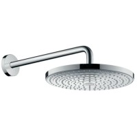 Верхний душ Hansgrohe Raindance Select с держателем 390 мм, тип струи: RаinАir, Rаin, цвет: хром 27378000