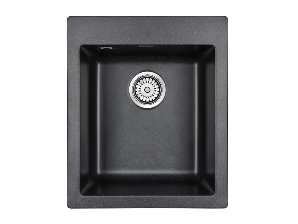 Мойка KANTE 40, IT-GRANIT, PM104249-BL, черный , 415х490 мм, Paulmark