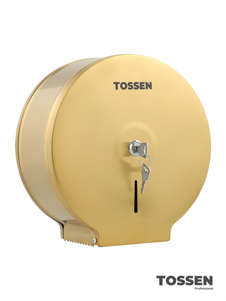 TOSSEN D-525 MS - диспенсер туалетной бумаги (коллекция «Золотая сталь»)