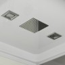 Душевая кабина Niagara Standart ST100/15Q (100х100х215) квадрат,поддон 15см,распашная,проф.белый,3 места