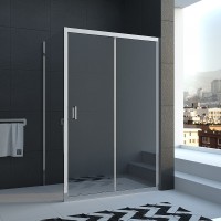Душевой угол Veconi Rovigo RV-040, 1000х700х1850, хром, стекло прозрачное