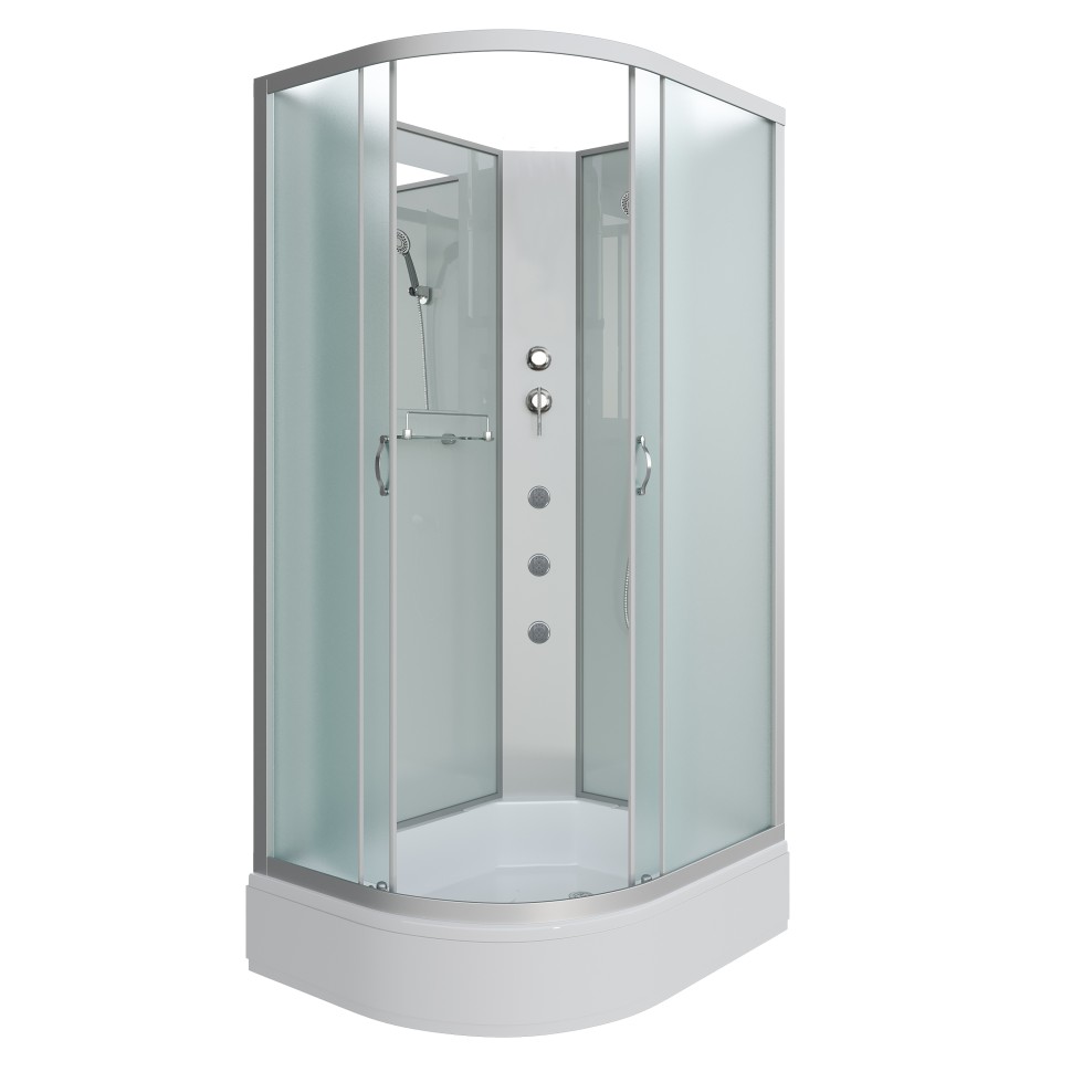 Душевая кабина Niagara Classic NG-33294-14RBKG (120х90х200) средний поддон(26см),стекло матовое,4 места