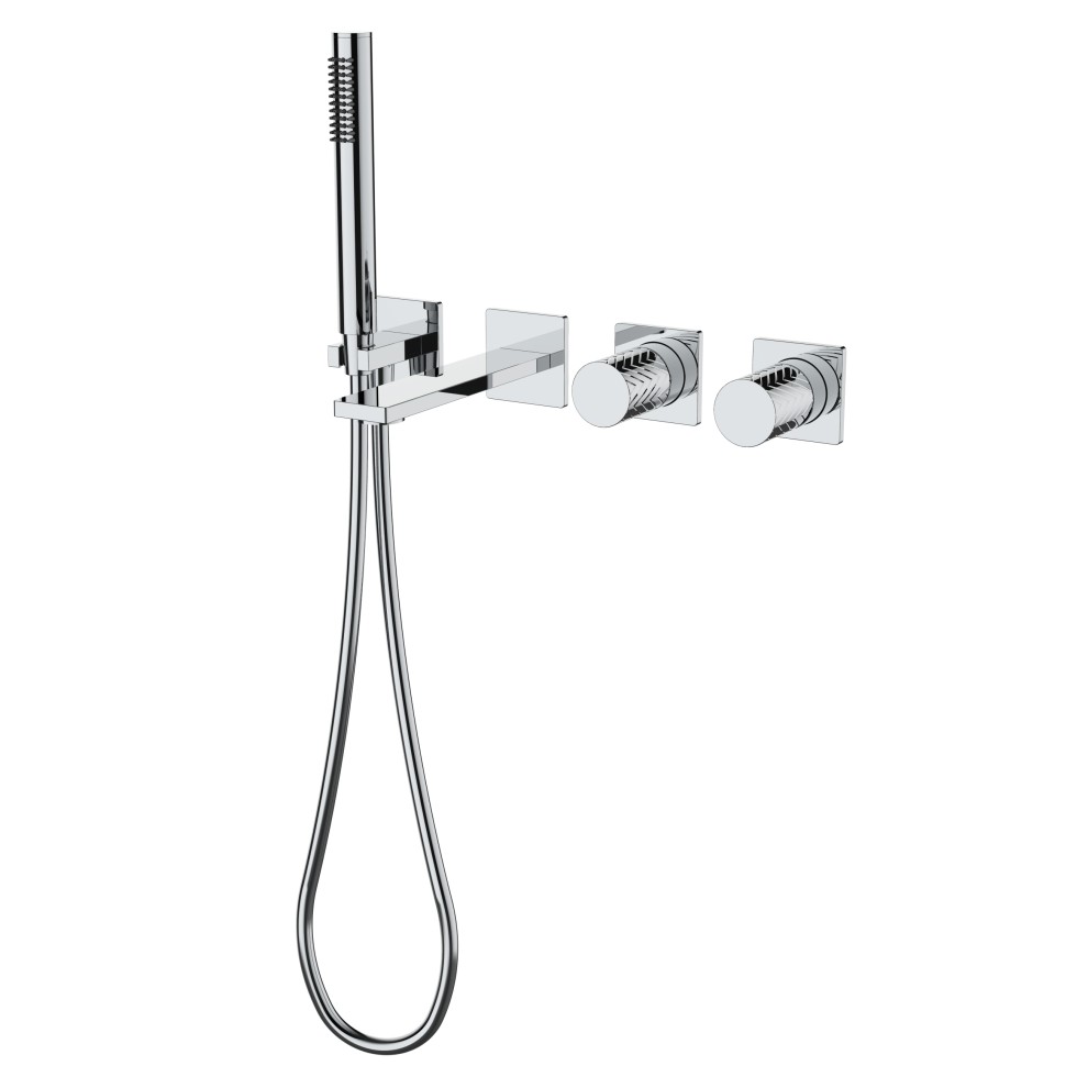 Смеситель для ванны Альто (Alto) VBTW-6AL1CH, встраиваемый, хром