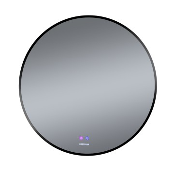 Зеркало COSMO-норма BLACK (800*800*45) LED с сенсорным выключателем и подогревом
