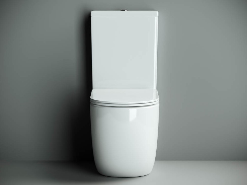 Бачок для унитаза METROPOL Rimless, двойной смыв 3/6 арматура CN4001-T Ceramicanova