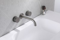 Смеситель ABBER Wasser Kreis AF81122NG для раковины скрытого монтажа, никель