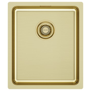 Мойка нерж. сталь VISTA 38, PM904438-LG, светлое золото, 380х440мм, Paulmark