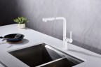 Смеситель для кухни NEO, белый матовый, Ne214419-WH, Paulmark