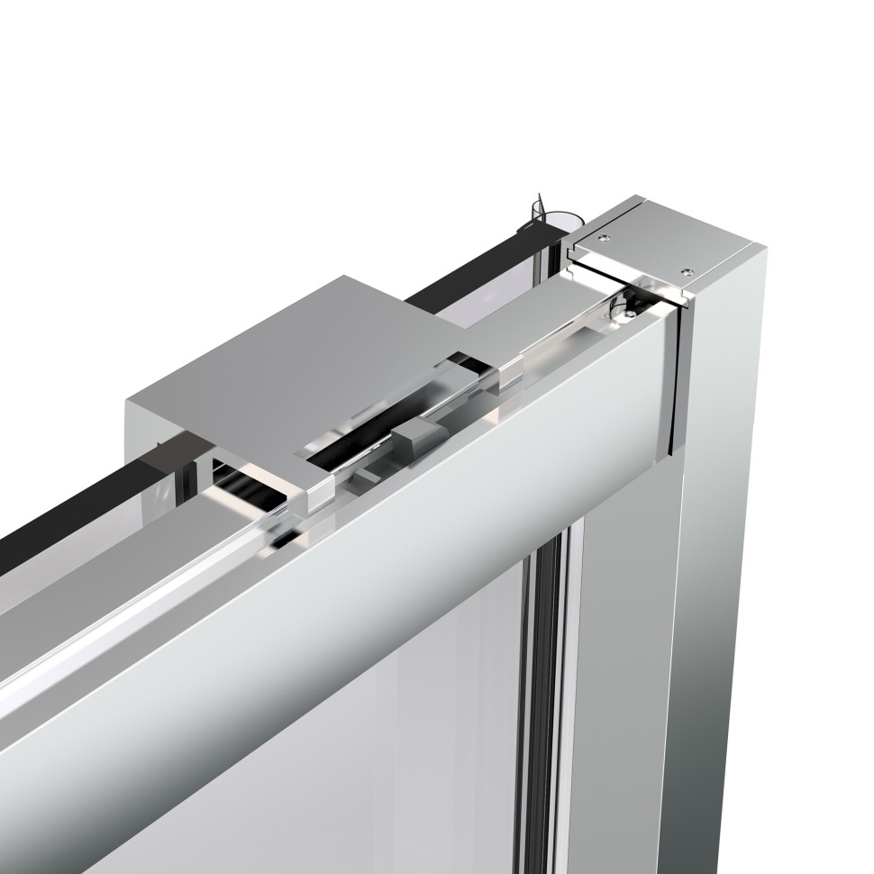 Душевая дверь Стелла (Stella) VDS-1ST120CLBN, 1200, брашированный никель, стекло прозрачное