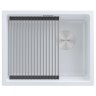 Мойка LUMI-PRO 55 UNI, IT-GRANIT, LU-PRO 55-WH, белый, 550х450, Paulmark