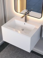 Тумба под раковину 75 см, Uperwood Parma Premium, белая