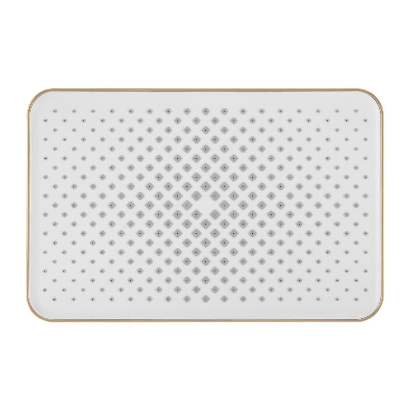 Душевой гарнитур с лейкой и тропическим душем OSGARD FENDI POLISH GOLD 69050