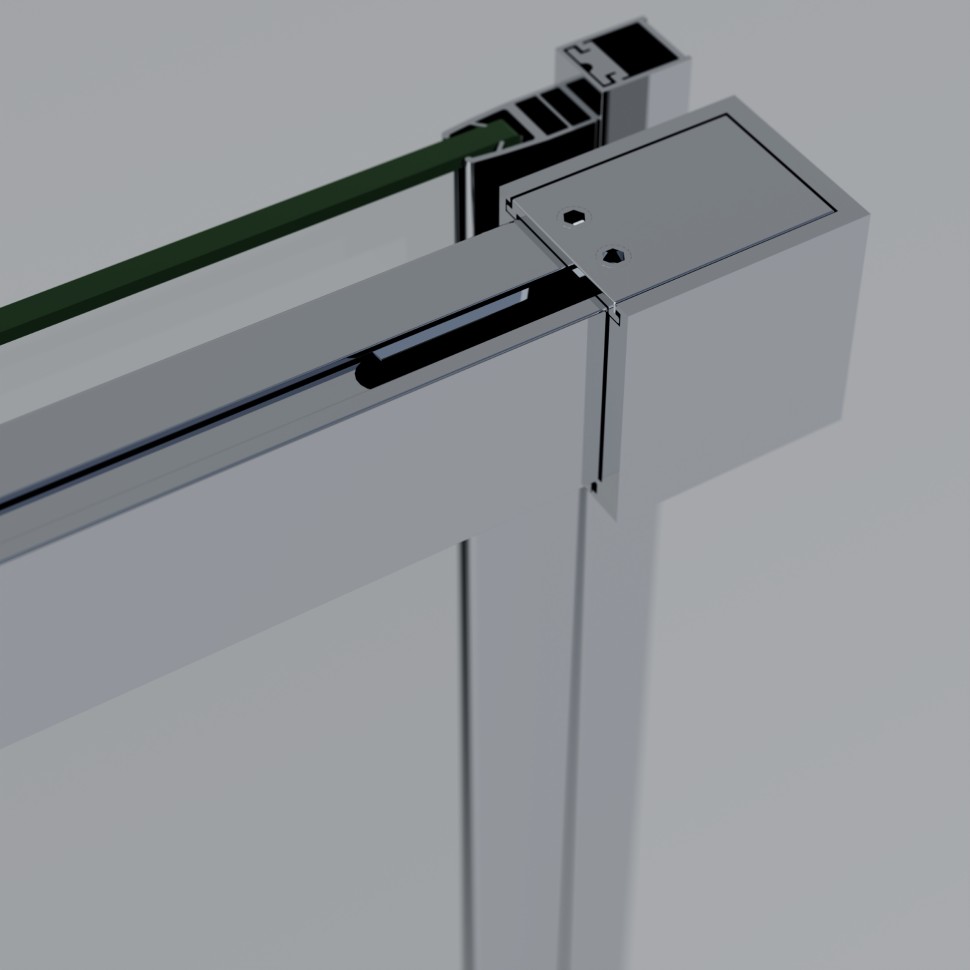 Душевой уголок Soft 2 VSR-3SO28011CL, 1100*800, хром, стекло прозрачное